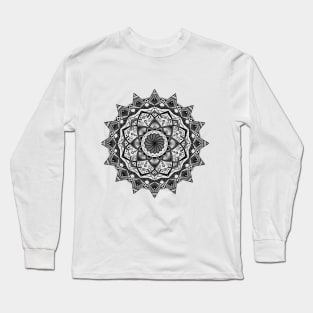 Mandala Design Long Sleeve T-Shirt